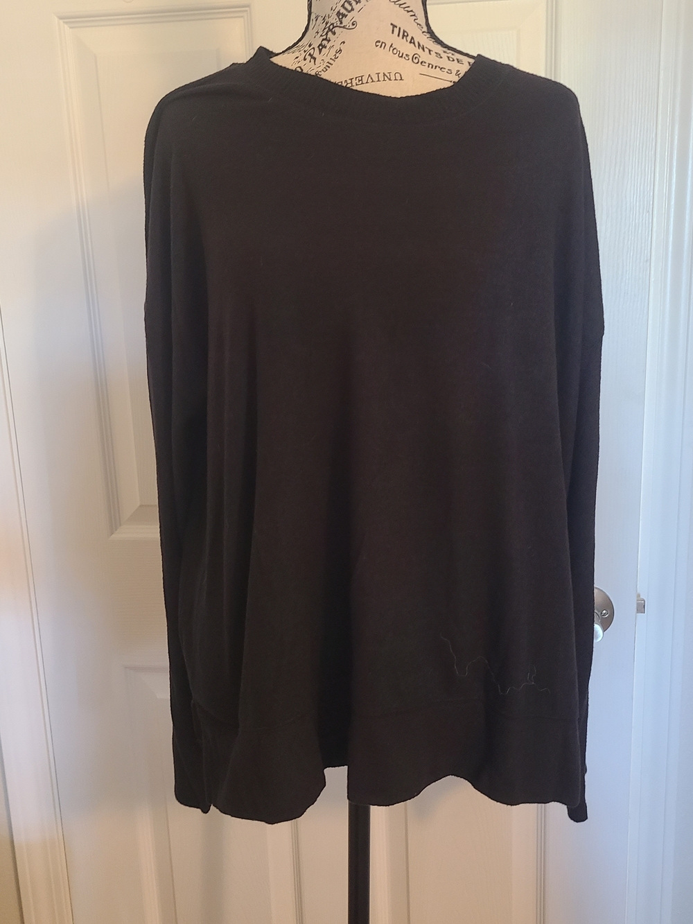 Lucky Brand Men's Black Crewneck Sweater